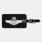 USAF空軍乗務員長が航空機乗組員の翼を登録 ラゲッジタグ (正面横)