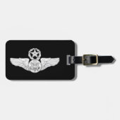 USAF航空機乗組員の長が航空機乗務員翼を登録 ラゲッジタグ (正面横)