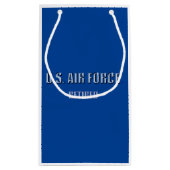 USAF退職した抱き枕 スモールペーパーバッグ (裏面)