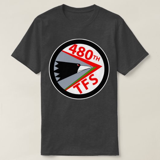 USAF 480th戦術戦闘隊HKベトナムWO Tシャツ (デザイン正面)