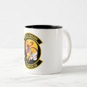USAF 4th Fighter Squadron "Fightin Fuujins" Emblem ツートーンマグカップ (正面右)