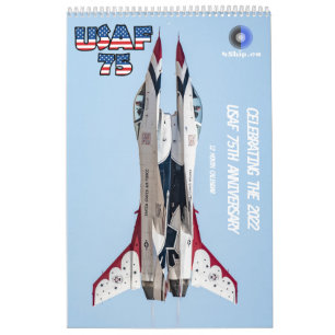 USAF 75th 12月カレンダー カレンダー