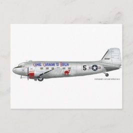 USAF C-47スカイトレイン（ベルリンエアリフト） ポストカード