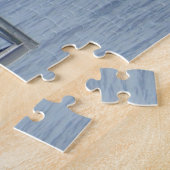 USAF fighter jet Hornet leaving aircarft carrier, ジグソーパズル (側面)