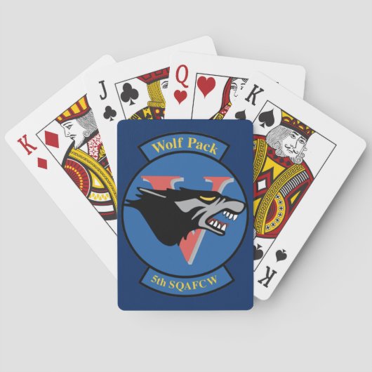 USAFAの士官候補生の艦隊5の自転車のトランプ トランプ (裏面)