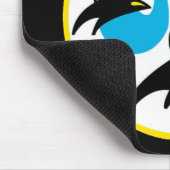 USAFAの士官候補生Squadon 33" Ratz"のマウスパッド マウスパッド (コーナー)