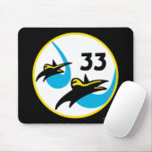 USAFAの士官候補生Squadon 33" Ratz"のマウスパッド マウスパッド (マウス)