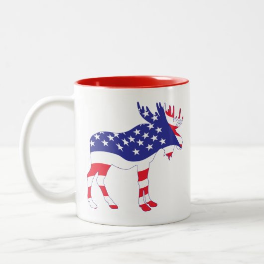 USAFlag- – ムース ツートーンマグカップ (左)