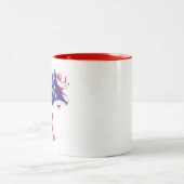 USAFlag- – ムース ツートーンマグカップ (中央)