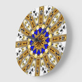 USAG4GB181838アクリルウォールクロック ラージ壁時計 (傾斜)