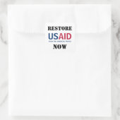 USAIDを今すぐ復活させよう スクエアシール (バッグ)