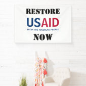 USAIDを今すぐ復活させよう 横断幕 (インサイチュ)