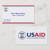 USAID名刺 名刺 (正面/裏面)
