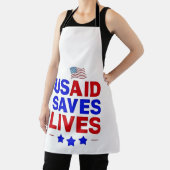 USAID 救 Lives US Agency 国際的 Develop エプロン (インサイチュ)