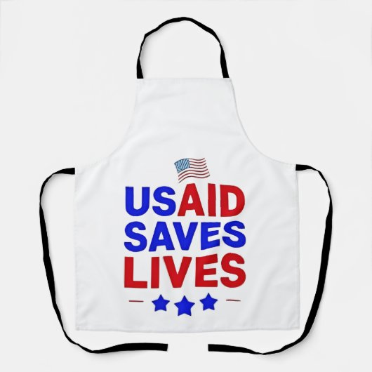 USAID 救 Lives US Agency 国際的 Develop エプロン (正面)