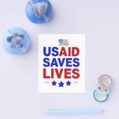 USAID 救 Lives US Agency 国際的 Develop チラシ (シングル)