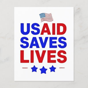 USAID 救 Lives US Agency 国際的 Develop チラシ