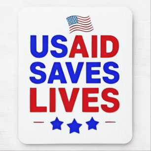 USAID 救 Lives US Agency 国際的 Develop マウスパッド
