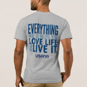 Usana: Cellular Nutrition Company Tシャツ (裏面)