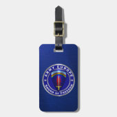 USAREUR陸軍欧州 ラゲッジタグ (正面縦)