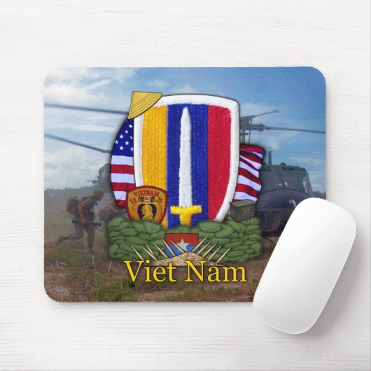 usarvのベトナム戦争パッチの退役軍人の獣医のマウスパッド マウスパッド (マウス)