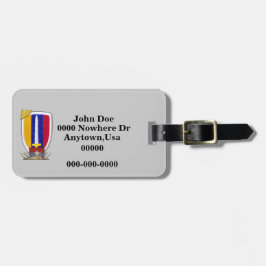 USARVベトナム戦争パッチ荷物タグ ラゲッジタグ