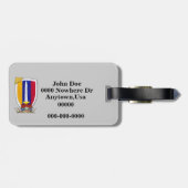 USARVベトナム戦争パッチ荷物タグ ラゲッジタグ (裏面横)