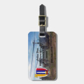 USARVベトナムNam戦争の獣医パッチの荷物のラベル ラゲッジタグ (正面縦)