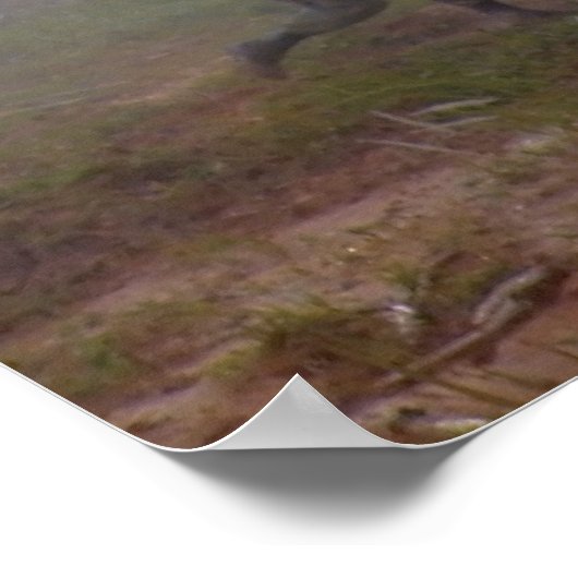 USARV軍の支援がベトナム南戦争を指揮 ポスター (角)