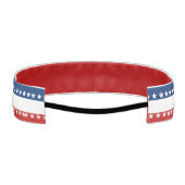 USA's 250th Anniversary 1776 2026 Red White Blue アスレチックヘッドバンド (裏面)