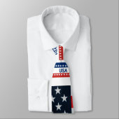 USA's 250th Anniversary 1776 2026 Red White Blue ネクタイ (タイ)
