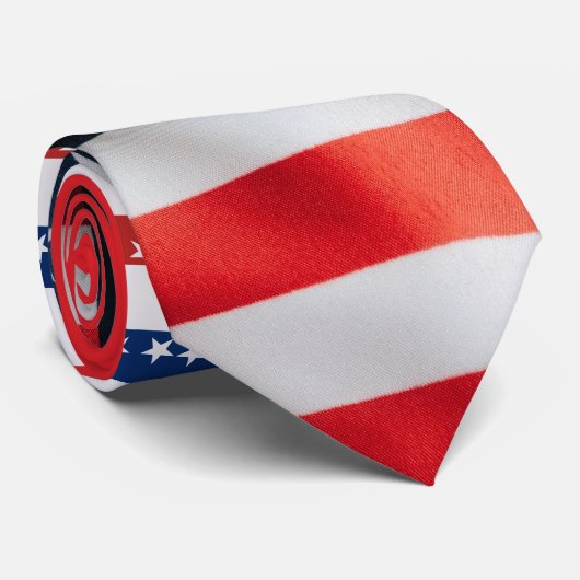 USA's 250th Anniversary 1776 2026 Red White Blue ネクタイ (ロール)