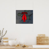 USASOCスペシャルOps退役軍人パッチポスター ポスター (キッチン)