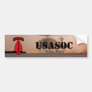 usasoc特別なops退役軍人vetsバンパーステッカー バンパーステッカー