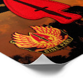 USASOC特殊なOps退役軍人vets lrps lrrp recon ポスター (角)