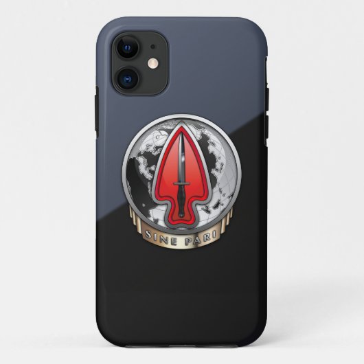 USASOC [新しいDUI] Case-Mate iPhoneケース (裏面)