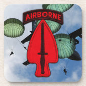 USASOC SOC特殊Opsフォートブラッグ退役軍人ベット コースター (正面)