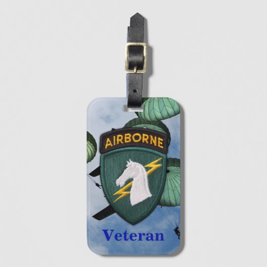 USASOOC 1st特別な操作SOCOM退役軍人vetsパッチ ラゲッジタグ (正面縦)