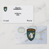 USASOOC 1st特別な操作SOCOM退役軍人vetsパッチ 名刺 (正面/裏面)