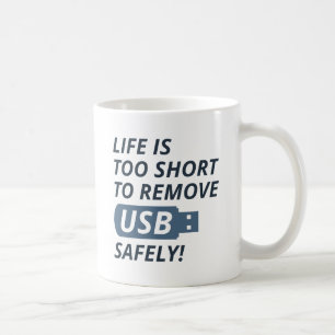 USBを安全に取り外す コーヒーマグカップ
