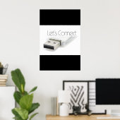 USBを接続しよう ポスター (ホームオフィス)