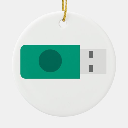 USBスティック セラミックオーナメント (正面)
