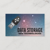USBドライブ | 技術データストレージ 名刺 (正面)
