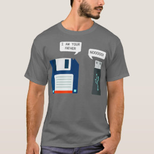 USBフラッシュドライブフロッピーディスクUSB Im Your Father Tシャツ