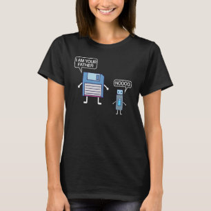 USBフロッピーディスク私はあなたの父であるおたくギーク Tシャツ