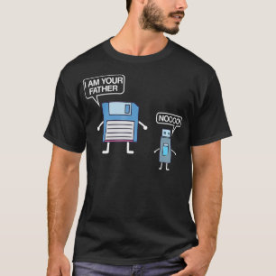USBフロッピーディスク私はあなたの父コンピュータギーク Tシャツ