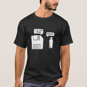 USBフロッピーディスクI Am Your Father、おもしろいギークNer G Tシャツ