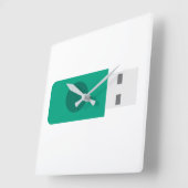USBメモリスティック スクエア壁時計 (傾斜)