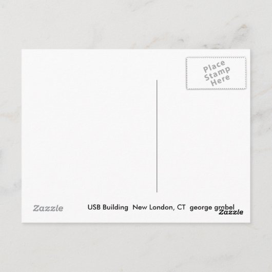 USB建物 ポストカード (裏面)