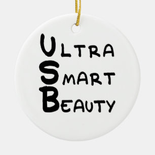 USB – 超頭が切れる美しい セラミックオーナメント